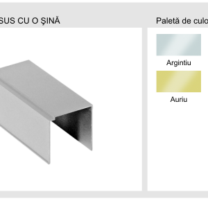Partea de sus cu o şină - Sistem PROFI 18
